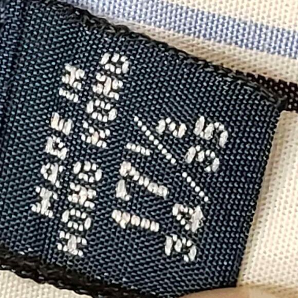 Polo Ralph Lauren Shirt Striped Oxford LS Button Down Blue Mens Size 17.5 XL - Picture 9 of 11